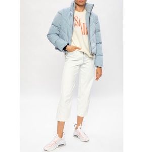 ALLSAINTS Denim Blue 'Dallas' Puffer Jacket - Size 2